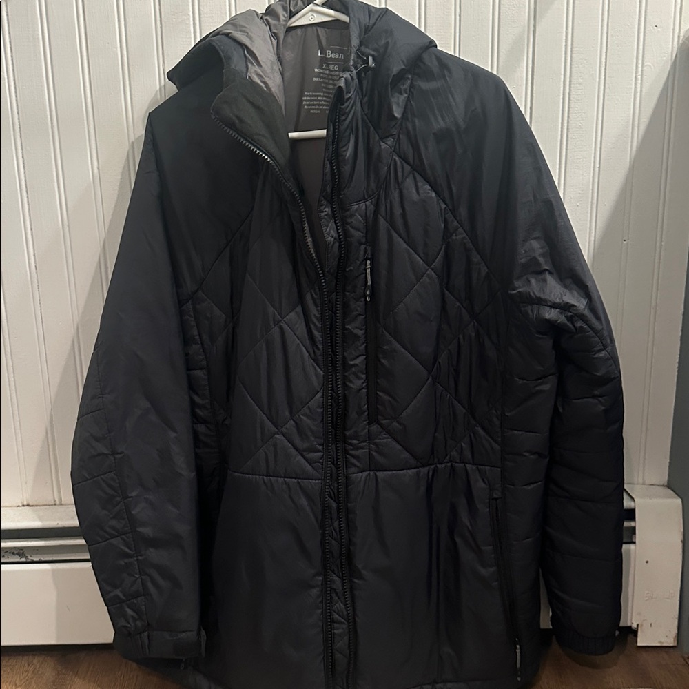 L.L. Bean black Quilted Jacket